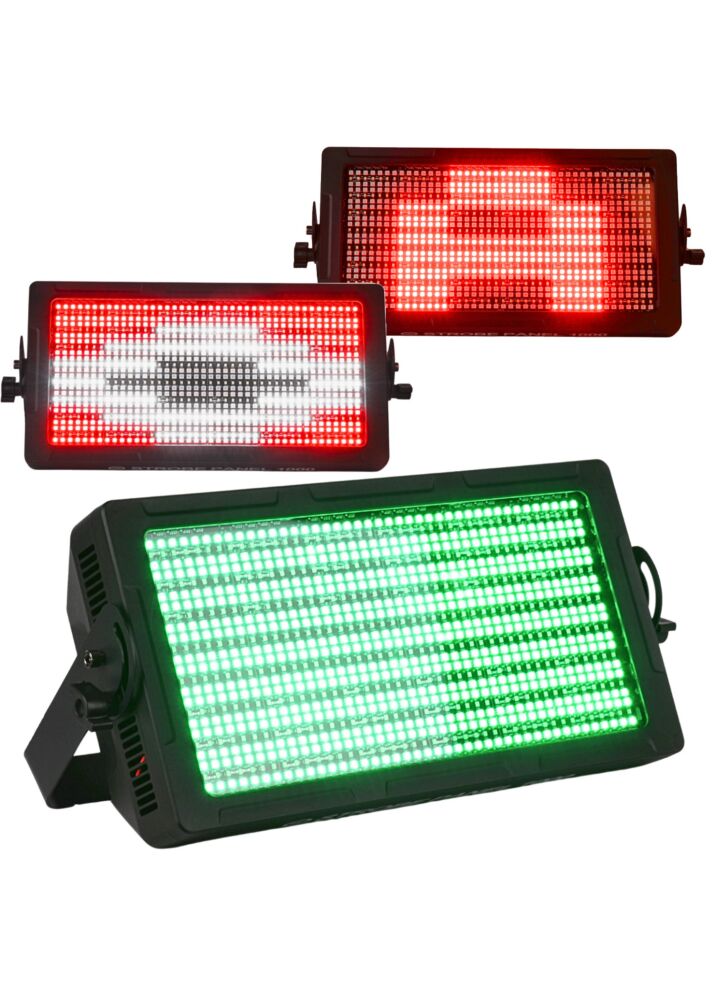 LIGHT4ME STROBE PANEL 1000 stroboscope stage lighting LED illuminator 672x0.2W RGB SMD5050 + 336x0.5W CW SMD2835