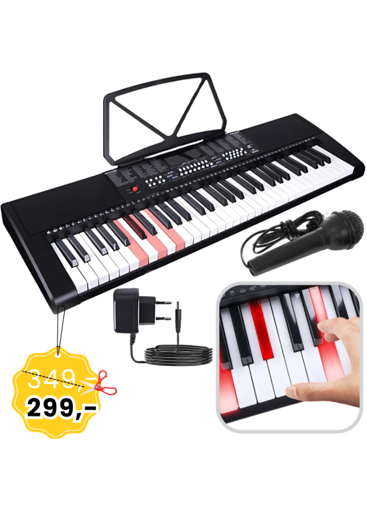 MK 2117L KEYBOARD klawisze organy dla dzieci LED