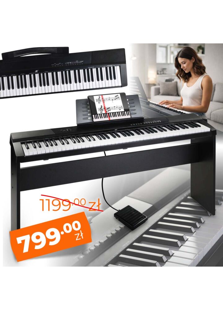 MK WP 881 pianino cyfrowe ze statywem drewnianym