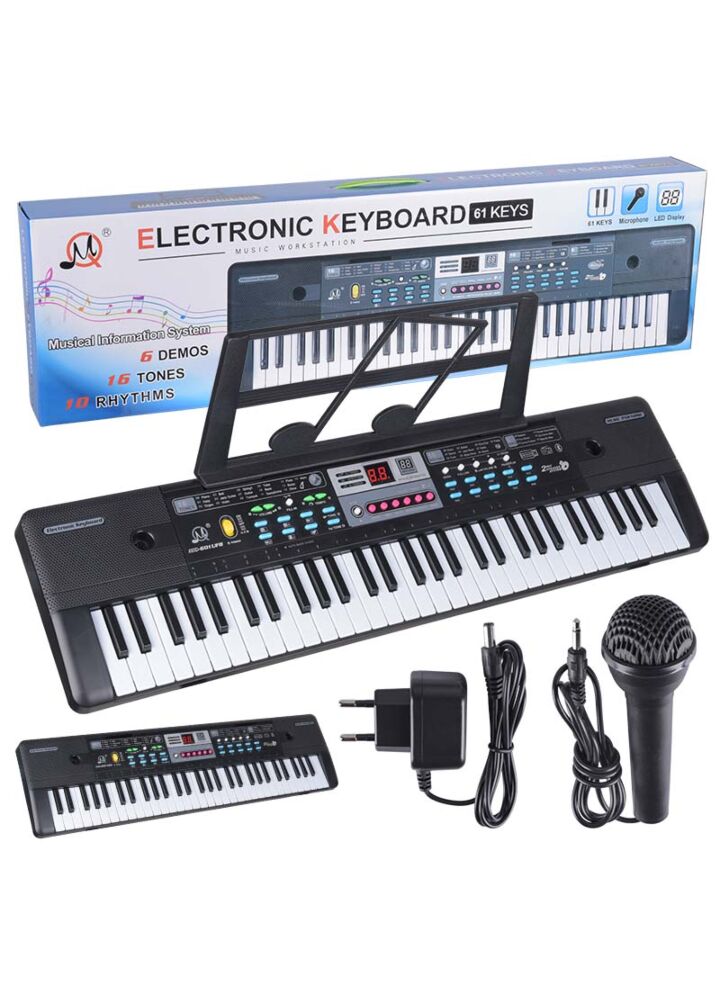 MQ 601 UFB KEYBOARD klawisze organy z mikrofonem dla dzieci