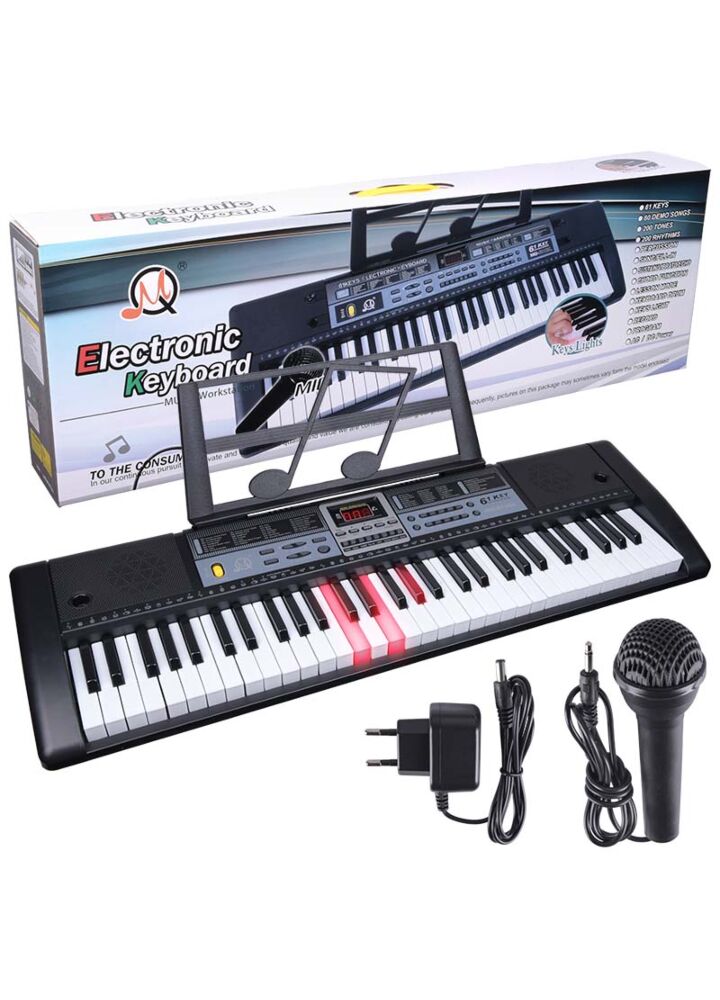 MQ 6136L KEYBOARD organy z mikrofonem dla dzieci