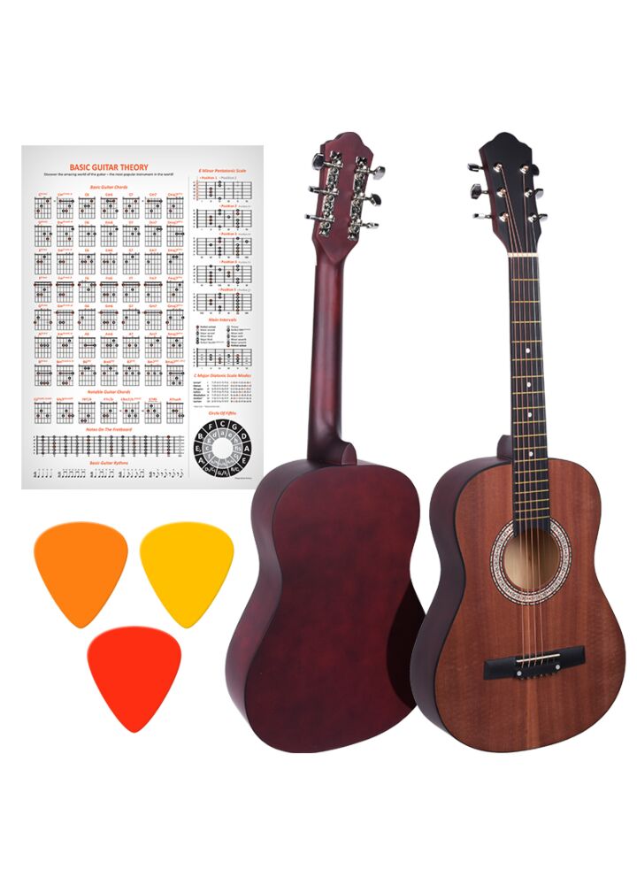 NN AG 34 acoustic guitar 1/2 for learning to play mat