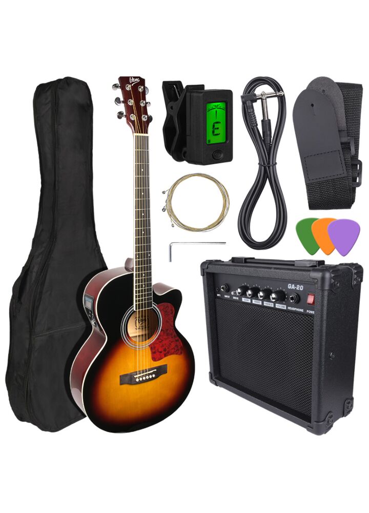 Acoustic guitar to amplifier on sale