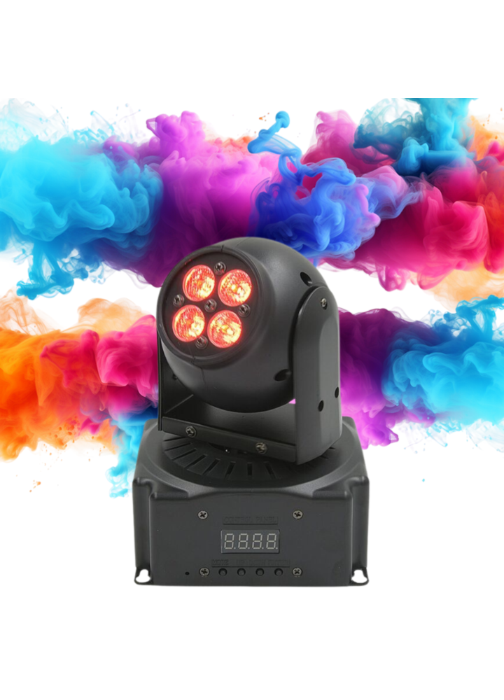 NN 408 MINI WASH głowica ruchoma LED