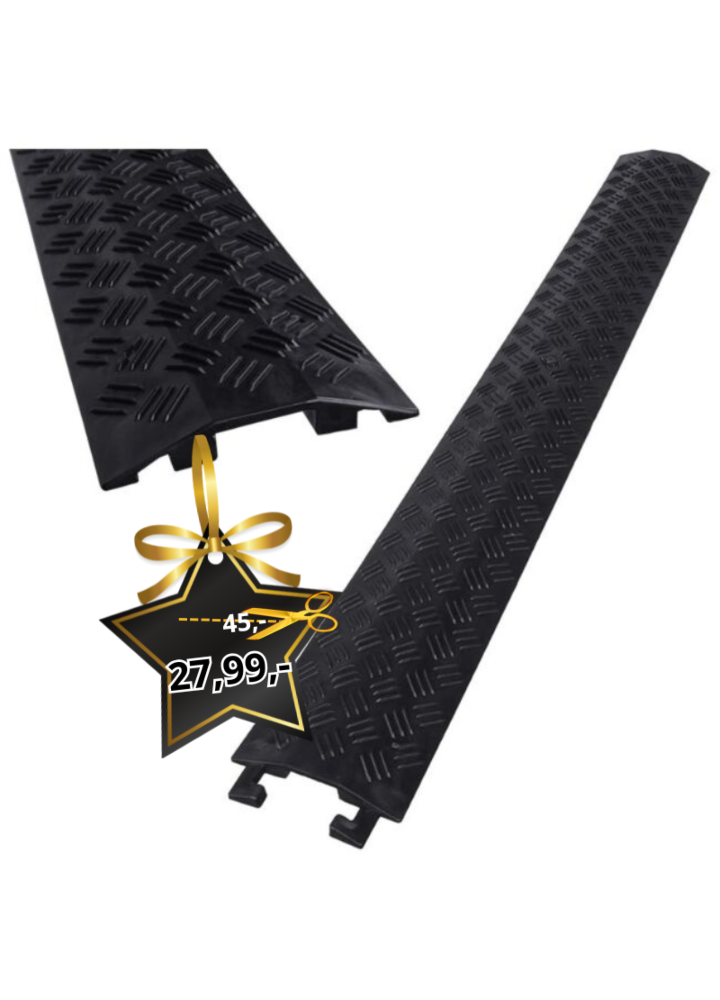 NN CB1 najazd kablowy czarny ochrona kabli 1 m