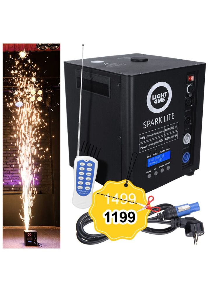 LIGHT4ME SPARK LITE wyrzutnia iskier zimnych ogni