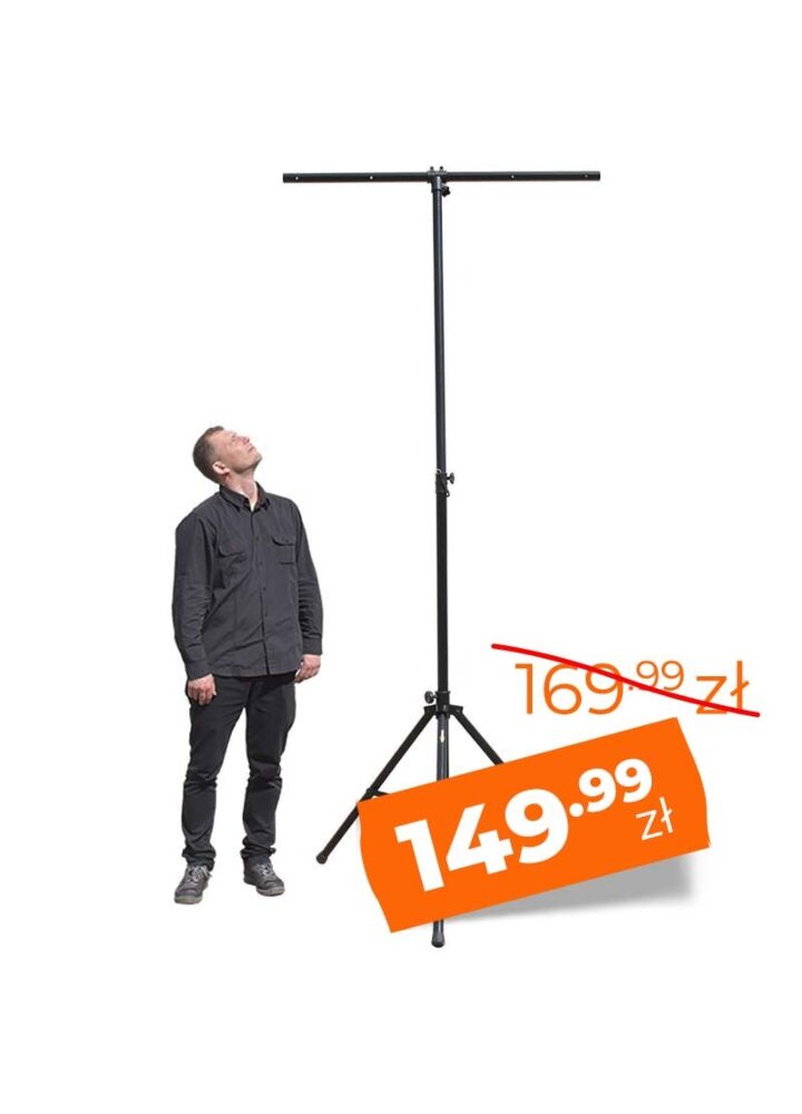 STAND4ME LS120 V2 statyw oświetleniowy T 2,8 m z poprzeczką