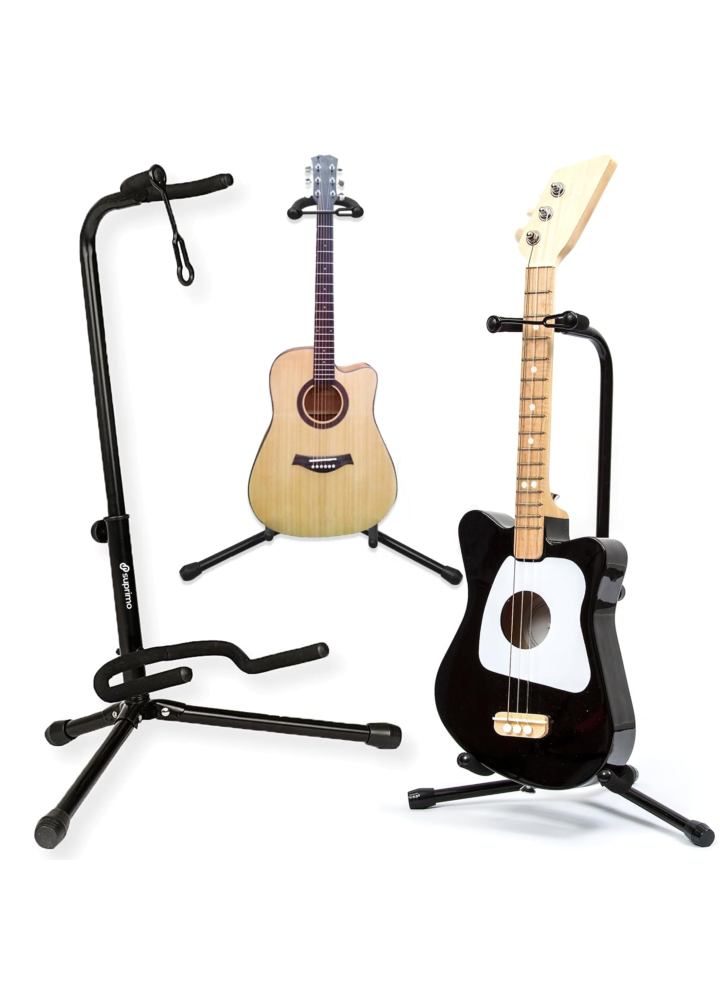 SUPRIMO GS2 stojak statyw gitarowy składany podłogowy przenośny blokada gitary 62-74 cm do 25 kg