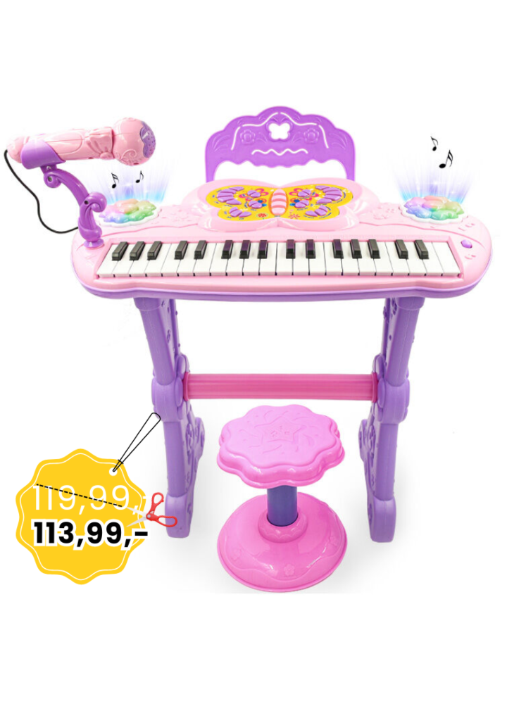 SUPRIMO PIANINO GOSIA keyboard z mikrofonem dla dzieci