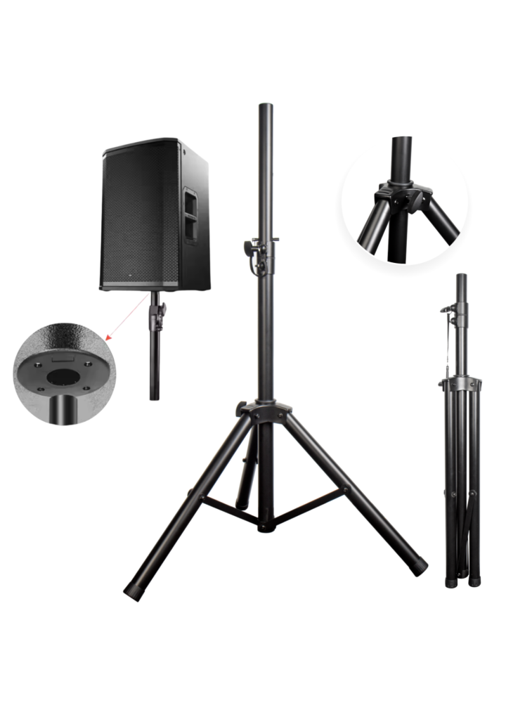 SUPRIMO SOLID 1 stojak tripod statyw kolumnowy stalowy czarny pin zabezpieczający do 60 kg