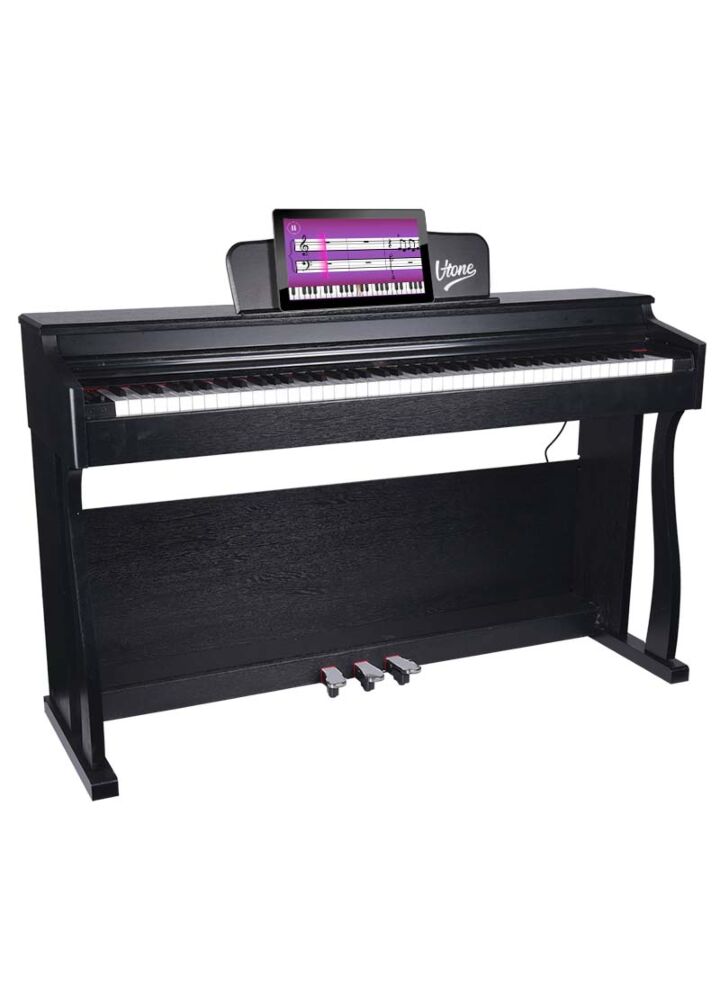 V-TONE BL-8808 BK pianino cyfrowe do nauki USB MIDI czarne