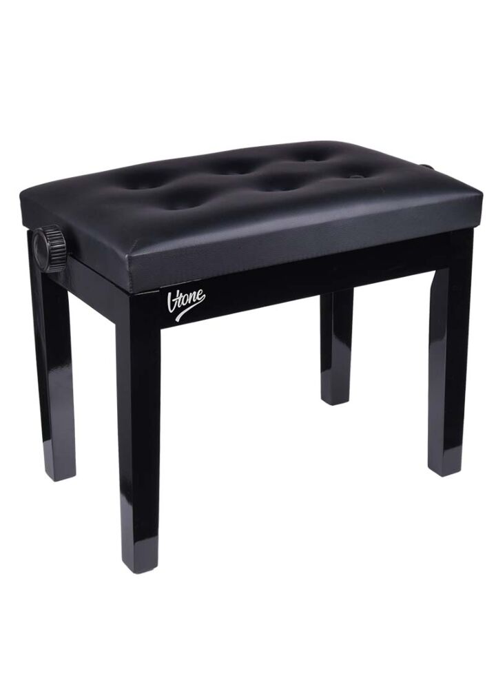 V-TONE ŁAWA 1 BK ława do pianina fortepianu CZARNA