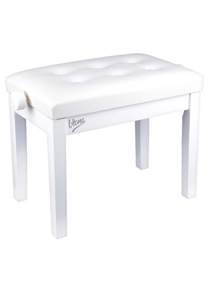 V-TONE ŁAWA 1 WH ława do pianina fortepianu BIAŁA