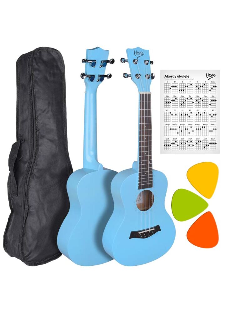 V-TONE UK23 BL ukulele koncertowe akustyczne 23" niebieskie + pokrowiec
