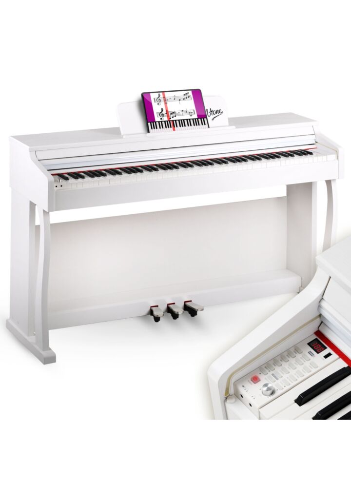 V-TONE BL-8808 WH digital piano for learning USB MIDI white