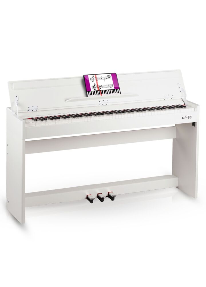 V-TONE DP-88 WH białe pianino cyfrowe ze statywem drewnianym