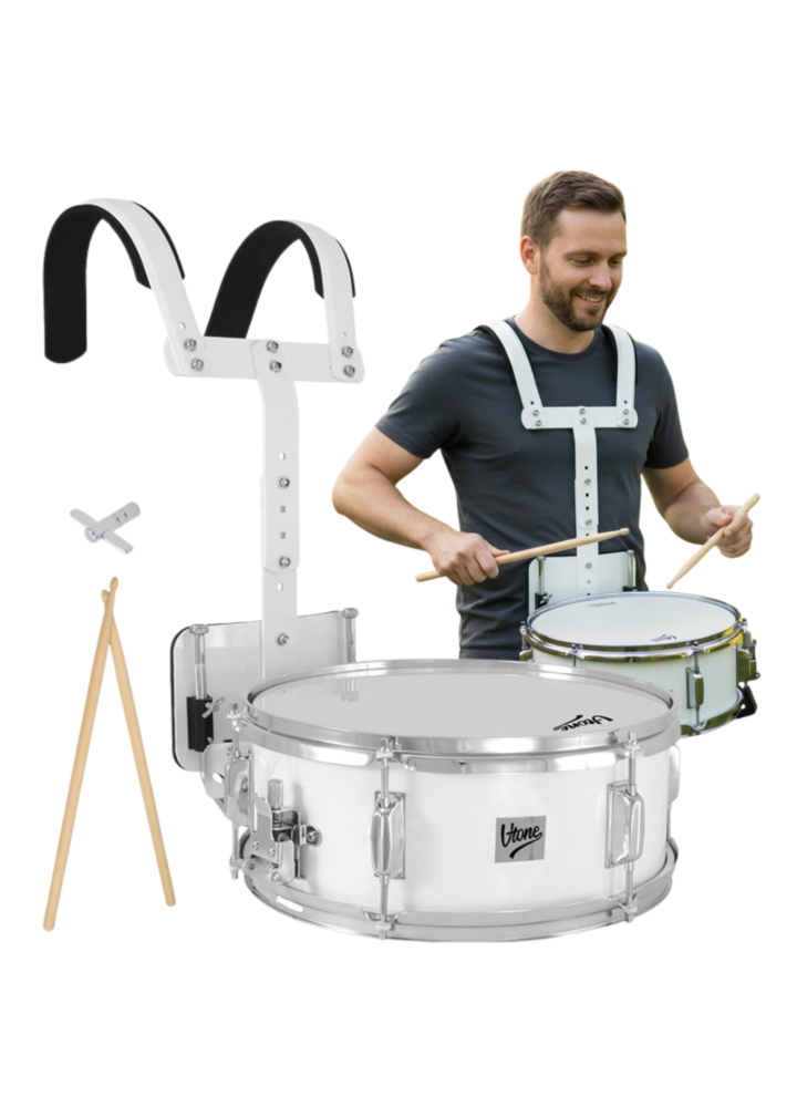 V-TONE MSD 14 bęben werbel marszowy na ramiona 14" + UPRZĄŻ PAŁKI KOMPLET
