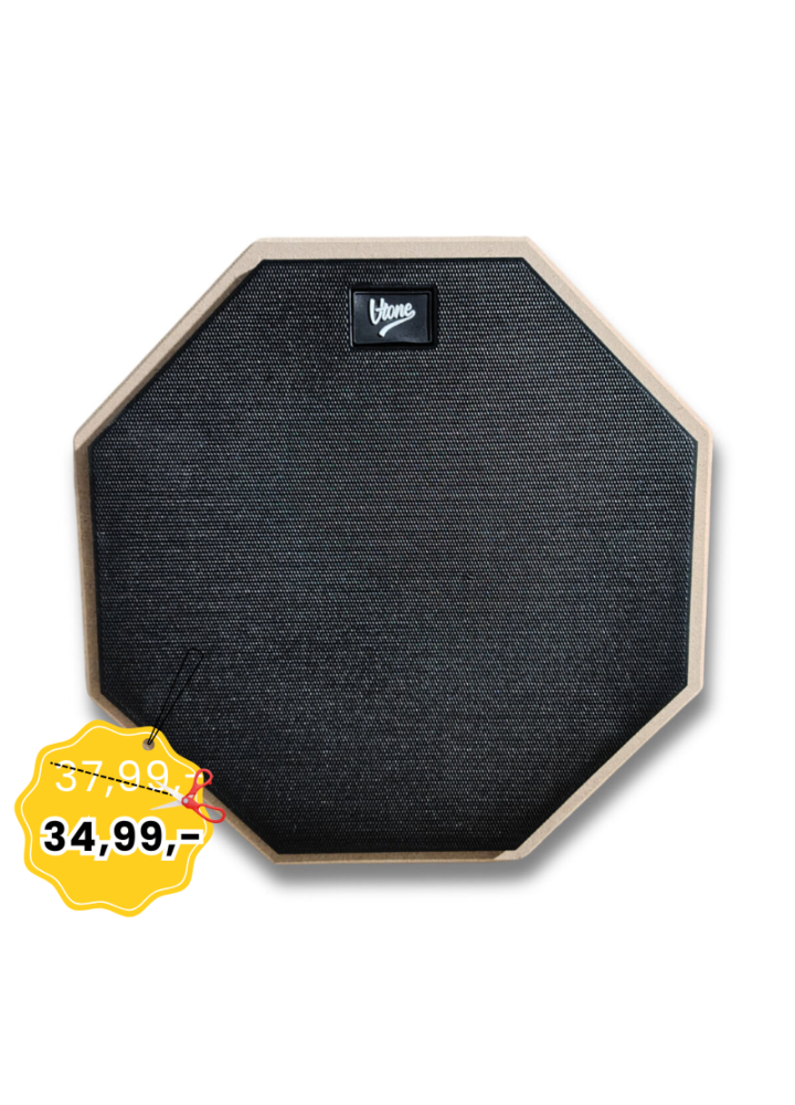 V-TONE PD12 BK pad perkusyjny do ćwiczeń 12 cali czarny gwint M8 do statywu