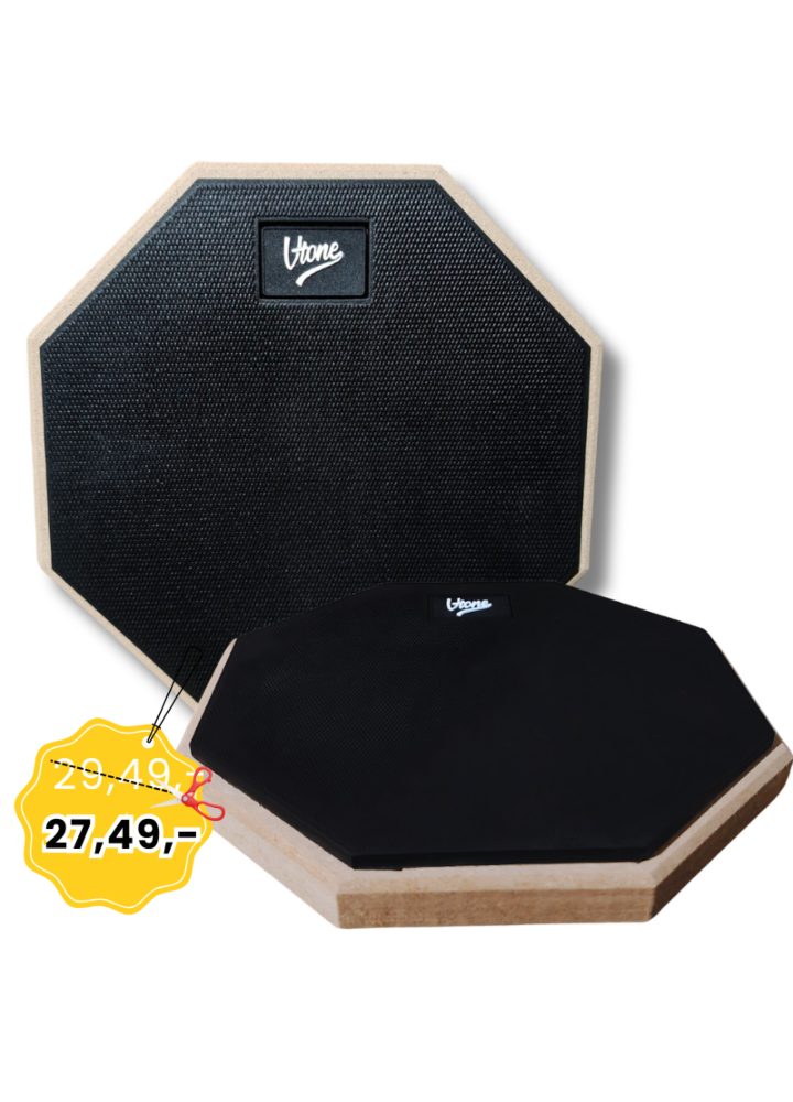 V-TONE PD8 BK pad perkusyjny do ćwiczeń 8 cali czarny gwint M8 do statywu
