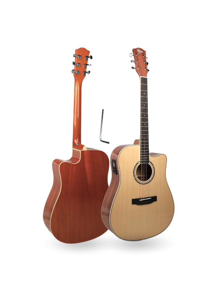 V-TONE VEAG1 CE NT gitara elektroakustyczna 4/4 dreadnought cutaway natural