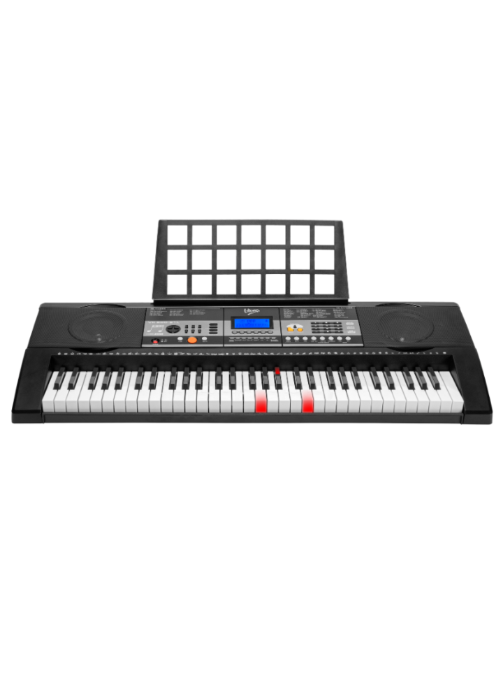 V-TONE VK 500-61L keyboard klawisze organy dla dzieci do nauki gry podświetlana klawiatura LED