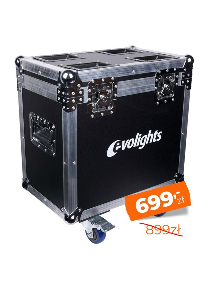 EVOLIGHTS NEO CASE BEAM SPOT 100W skrzynia transportowa na 2 głowice ruchome