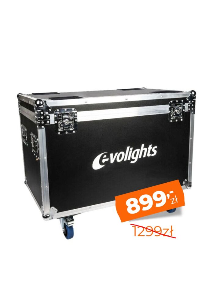 EVOLIGHTS 40X10W RGBW WALL WASHER CASE 4IN1 skrzynia transportowa na 4 oświetlacze zewnętrzne