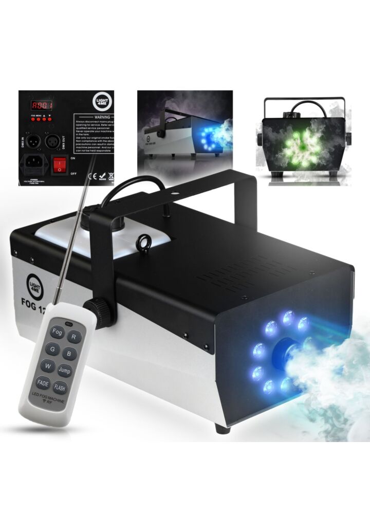 LIGHT4ME FOG 1200 LED V2 smoke fog machine remote control