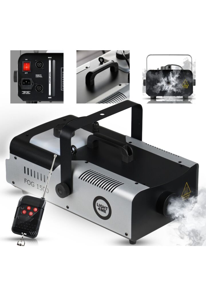 LIGHT4ME FOG 1500 smoke fog machine remote control