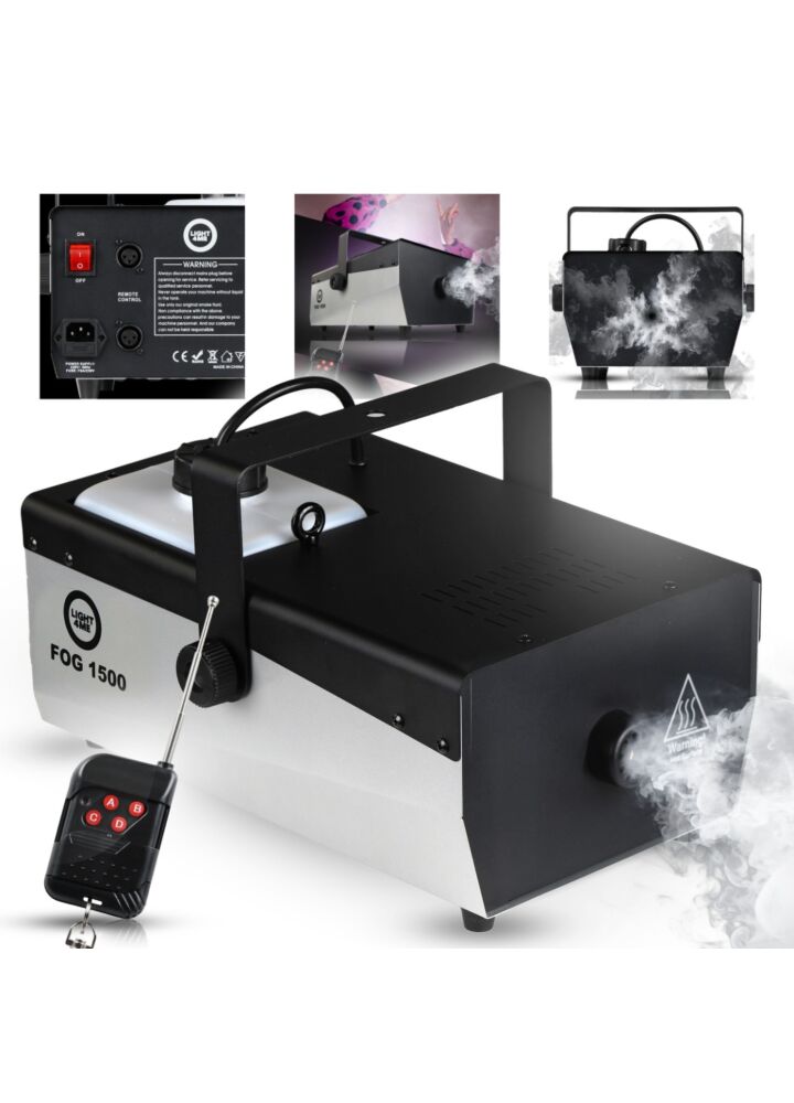 LIGHT4ME FOG 1500 V2 fog smoke machine wireless remote wired controller 1500W
