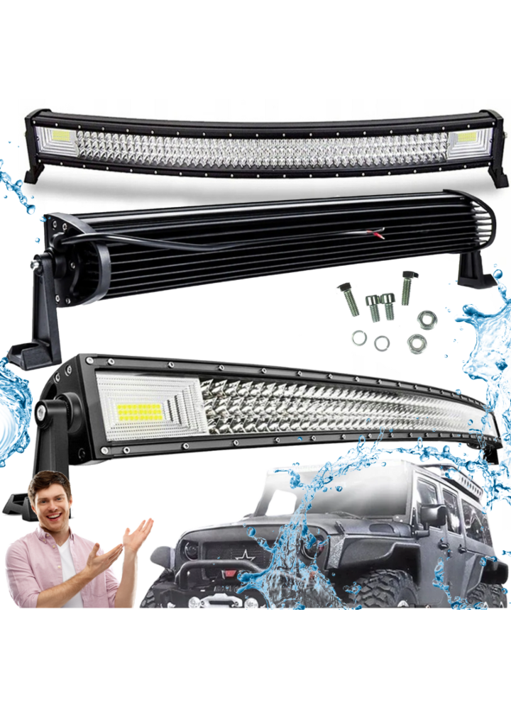 DH LIGHT LR80 lampa robocza 80 cm łukowa oświetlenie do pracy 12V belka LED dalekosiężna szperacz