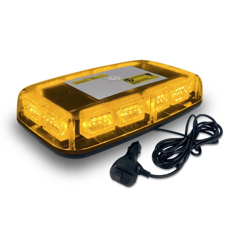 DH LIGHT LBK1 orange strobe LED light warning lamp with magnets 12-24V 48x0.5W LED SMD 3030
