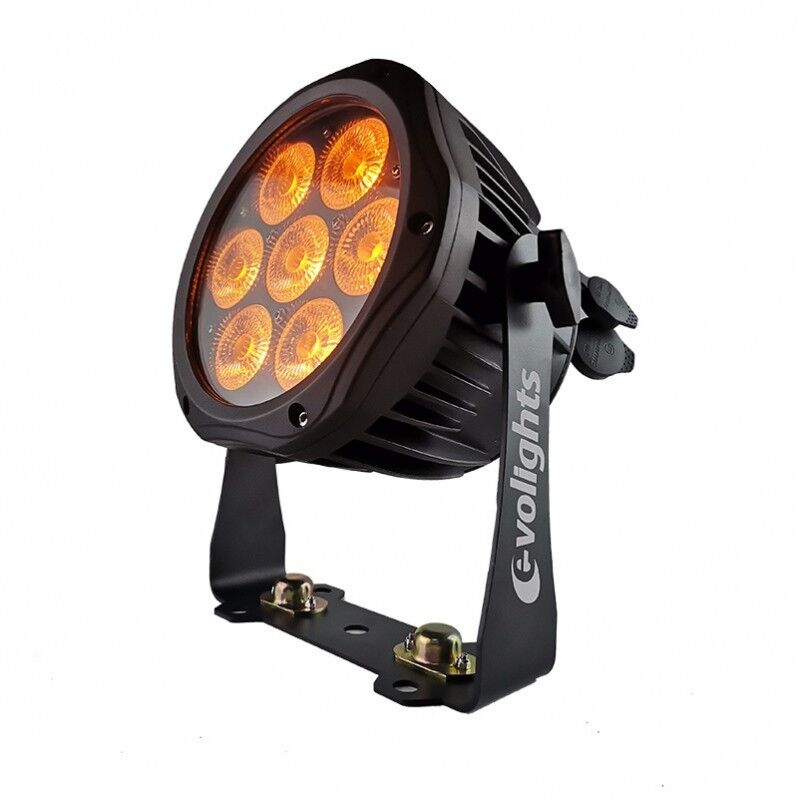 EVOLIGHTS GLACIER 7 LED PAR 7x10W RGBWA-UV IP65 Ex-display