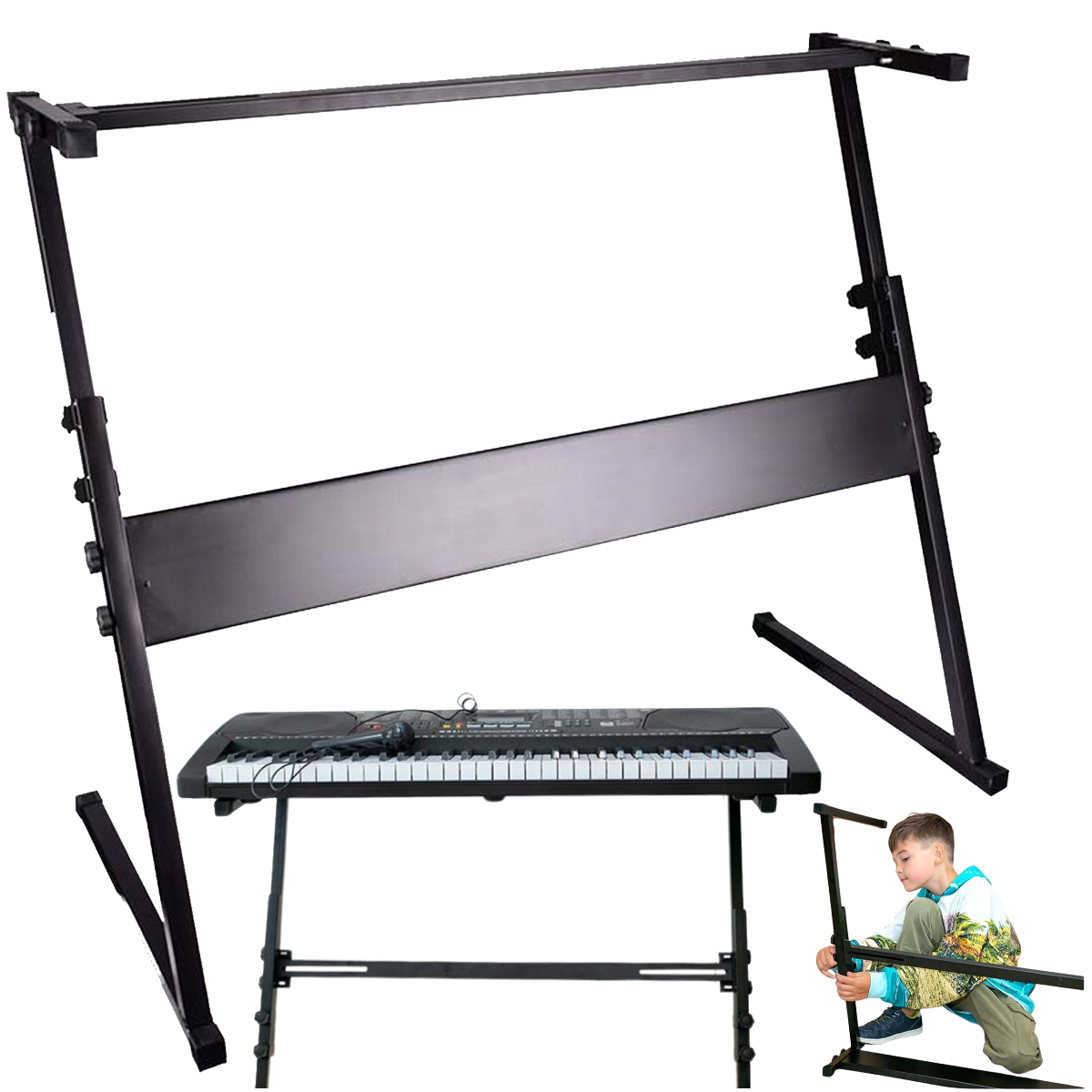 SUPRIMO F uniwersalny statyw klawiszowy pod keyboard pianino cyfrowe