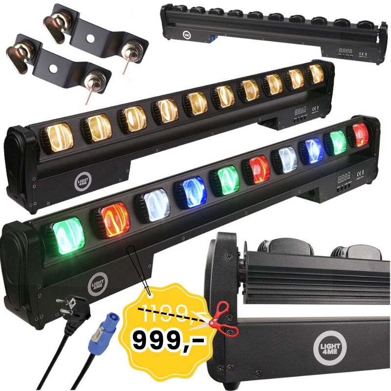 LIGHT4ME SWEEPER BAR 10x15 RGBW ruchoma belka oświetleniowa listwa LED