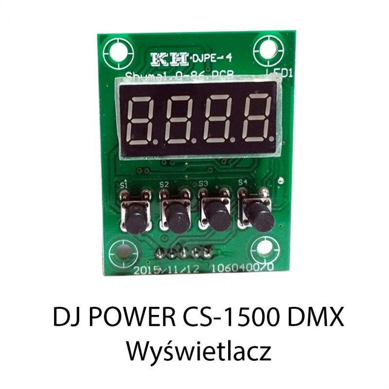 Z. DJ POWER CS-1500 DMX WYŚWIETLACZ