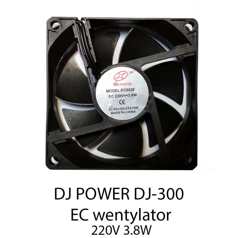 Z. DJ POWER DJ-300 EC wentylator 80x80x20 mm 220V 3,8W
