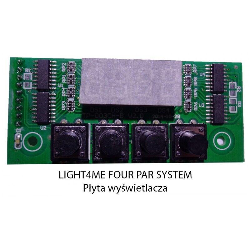 Z. LIGHT4ME FOUR PAR SYSTEM PŁYTA WYŚWIETLACZA