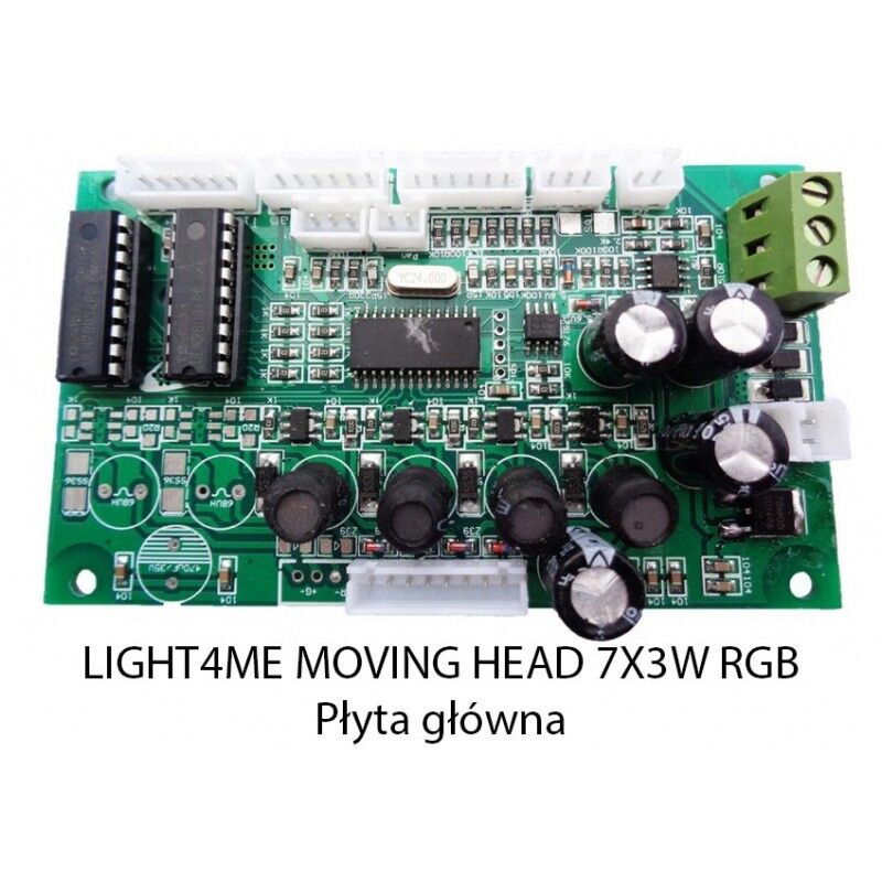 Z. LIGHT4ME MOVING HEAD 7x3W RGB PŁYTA GŁÓWNA