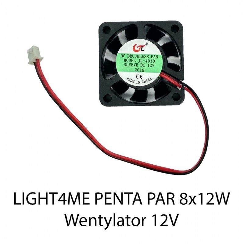 Z. LIGHT4ME PENTA PAR 8x12W RGBWA WENTYLATOR 12V