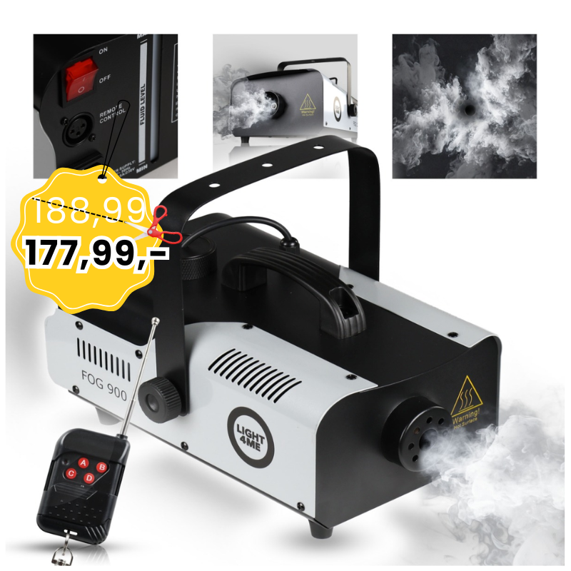 LIGHT4ME FOG 900 wytwornica dymu mgły pilot