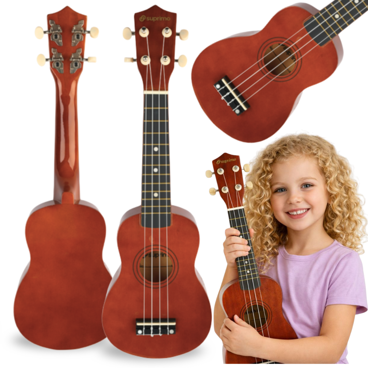 SUPRIMO UK21 DW ukulele sopranowe 21