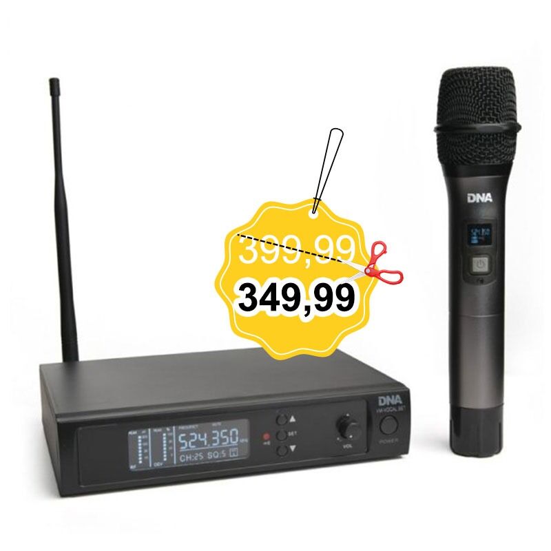 DNA VM - VOCAL SET mikrofon bezprzewodowy doręczny