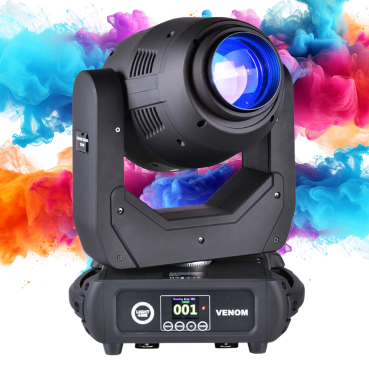 LIGHT4ME VENOM ZOOM 250W V2 głowica ruchoma LED beam spot wash