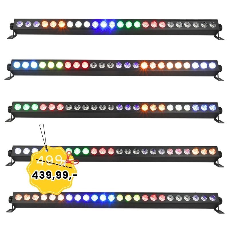 LIGHT4ME DECO BAR RGBWA-UV listwa oświetleniowa belka LED oświetlenie sceniczne