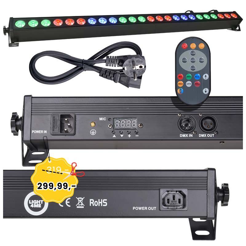 LIGHT4ME DECO BAR 24 RGB IR listwa belka LED + pilot