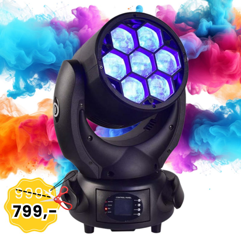 LIGHT4ME ROBO ZOOM WASH 740 głowica ruchoma LED RGBW