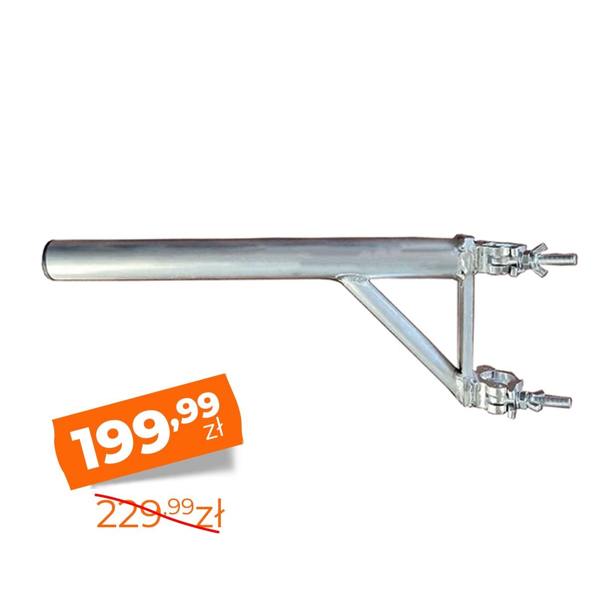 DNA EXA1 SI rozszerzenie dostawka ramię do kratownicy srebrne dwa uchwyty 45-52 mm do 30 kg 58 cm