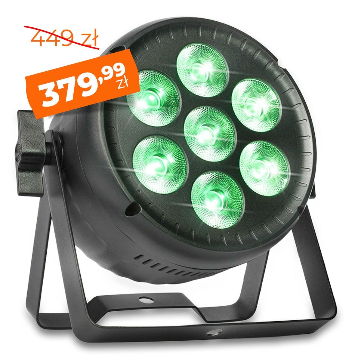 LIGHT4ME VENOM PAR 7X30W reflektor LED RGBW dekoracja światłem