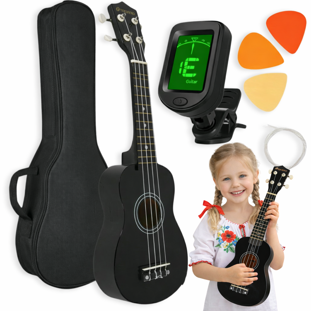 SUPRIMO UK21 SET BK ukulele sopranowe 21